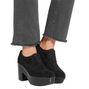 Robert Clergerie | Suede Patterned Pumps